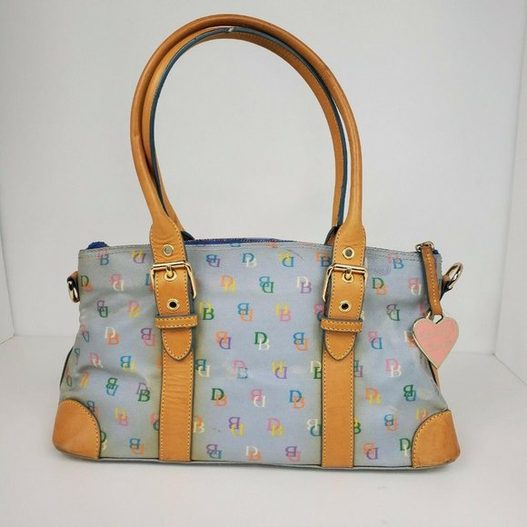 Dooney and Bourke Domed Satchel Periwinkle Bag - Picture 3 of 11